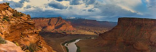 Panorama of the Fisher Towers, Utah