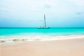 Segelyacht in der Karibik bei Aruba von Eye on You