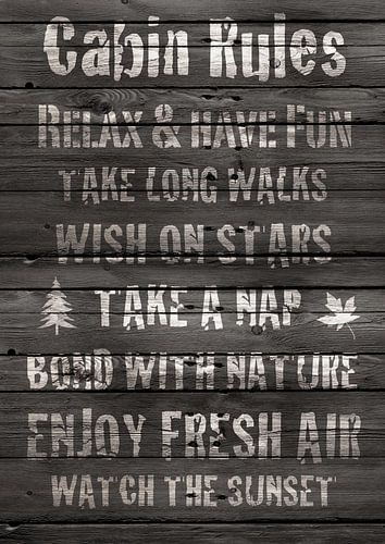 Cabin Rules