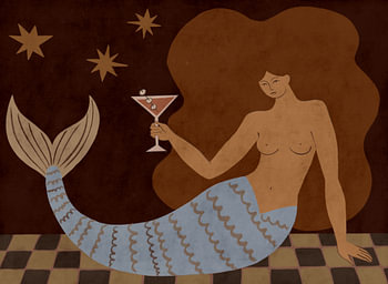 Glamorous Mermaid Martini
