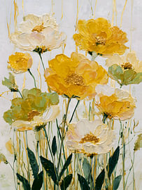 Fleurs jaunes sur IamHomeStudio