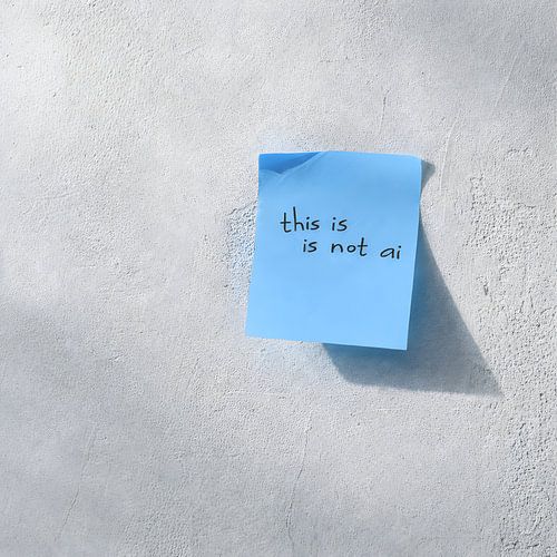 KI in Verleugnung – blau