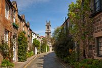 Circus Lane, Stockbridge, Edinburgh, Schotland, Verenigd Koninkrijk.