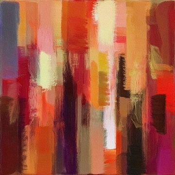 Abstract Flame of Desire van Gisela- Art for You