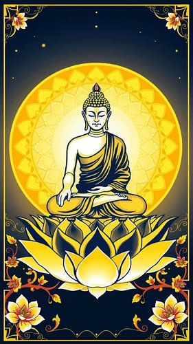Boeddha / Boeddha Meditatie Lotusbloem