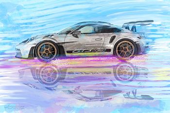 Porsche GT3RS zijkant