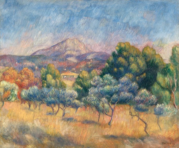 Mont Sainte-Victoire, Pierre-Auguste Renoir von Meisterhafte Meister