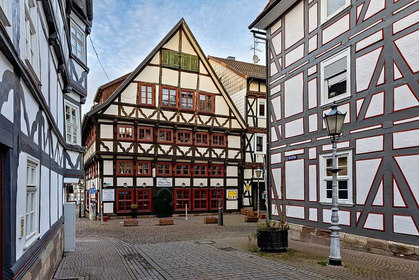 The town of Witzenhausen in North Hesse by Roland Brack