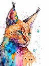 Cat Water Color by Tan Nguyen thumbnail