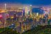 Hong Kong by Night - Victoria Peak - 3 van Tux Photography