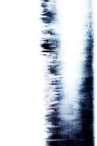 Digitaal Abstract, Blauw water 2