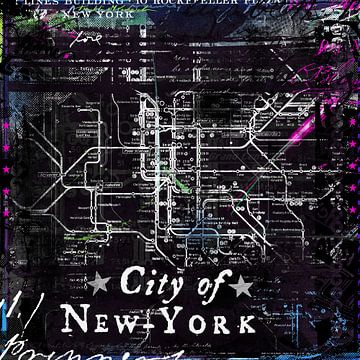 Stadt New York von Teis Albers