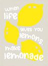 TW living - modern summer lemon art - THREE by TW living thumbnail