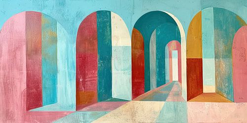 Neon Abstract Schilderij | Abstract Neon | Journeys of Joy