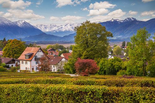 Les Alpes près de Murnau
