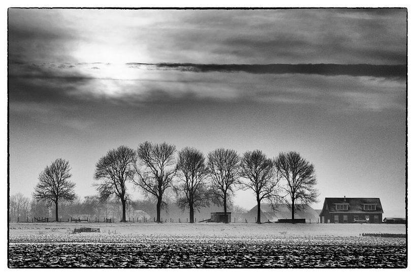 Winter in de Hoeksche Waard 2 van Roel Dijkstra