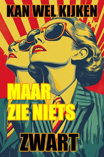 Kan wel kijken maar ik zie niets