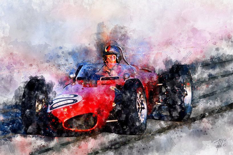 Wolfgang von Trips, Ferrari 156 Sharknose par Theodor Decker