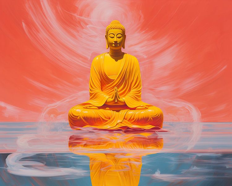 Meditierender Buddha von ARTEO Gemälde