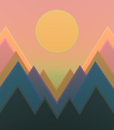 Sunset in the mountains 11