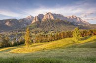Höhenrain Panoramaweg in Grainau von Michael Valjak Miniaturansicht