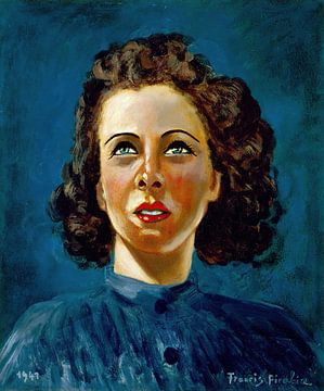 Francis Picabia - Portrait de Suzanne (1941) sur Peter Balan