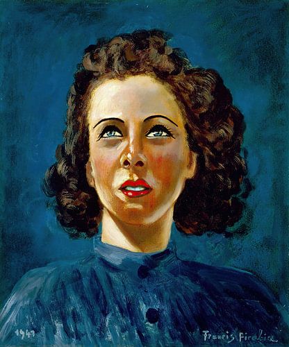 Francis Picabia - Porträt von Suzanne (1941)
