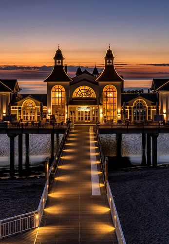 Seabridge Sellin on the island of Rügen by Achim Thomae Photography