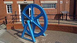 Middlesbrough transporter bridge drive wheel
