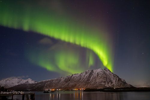 Northern lights on the Lofoten Islands