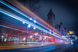 Janskerkhof bei Nacht von Julius Pot