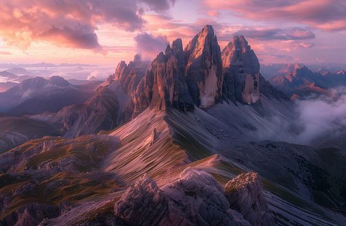 Kleurenspel in de Dolomieten