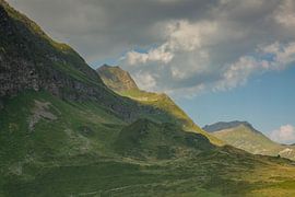 Mountain landscape at Lago Cadagno in Ticino Switzerland by Martin Steiner