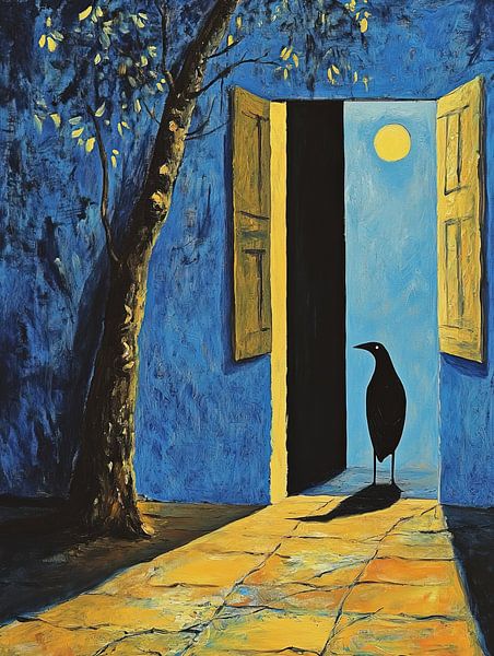 Nightbird by Abstract Painting