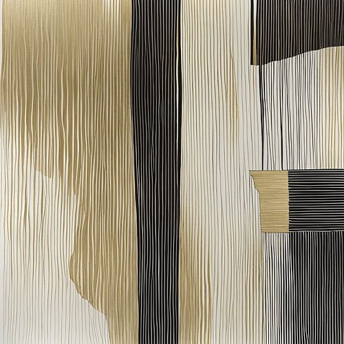 Abstract gold stripe