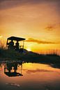 zonsondergang Coron van Rene scheuneman thumbnail