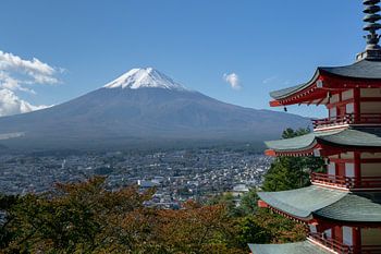 Mount Fuji and Chureito Pagoda