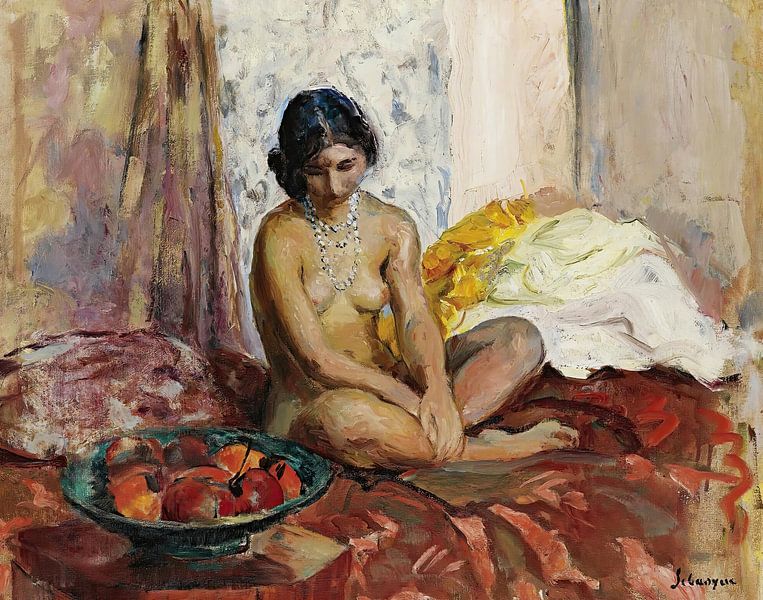 De Egyptische vrouw met het fruitbord van Peter Balan