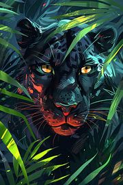 Eyes of the Night Jungle by Mosaic Dialogue