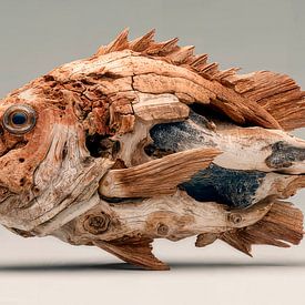Poisson en bois flotté sur Harry Hadders Design