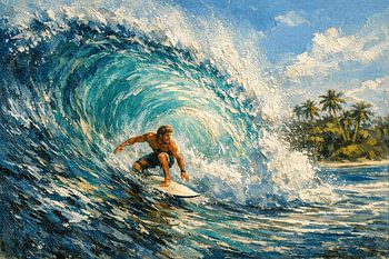 Riding the Mentawai Wave