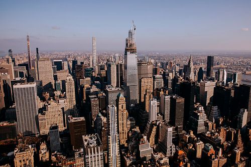 Manhattan New York city skyline vanuit Empire State Building