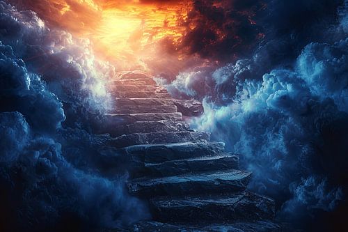 trappen in en rondom huis