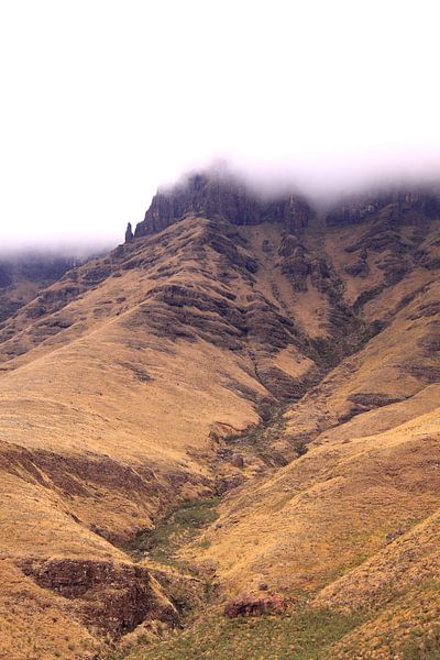 Drakensbergs Afrique du Sud dans le brouillard par Bobsphotography