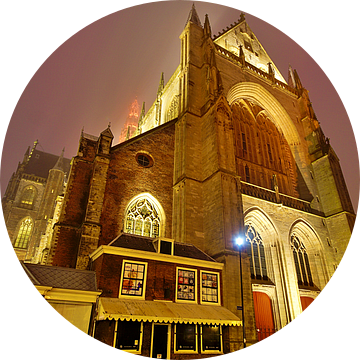 Sint-Bavokerk, Haarlem, s'avonds van Eric Oudendijk