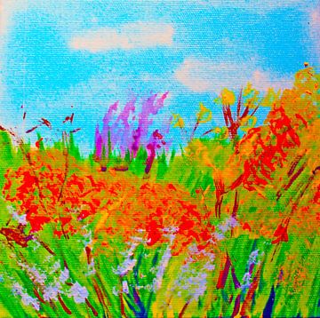 kleurrijke zomerweide van M.A. Ziehr
