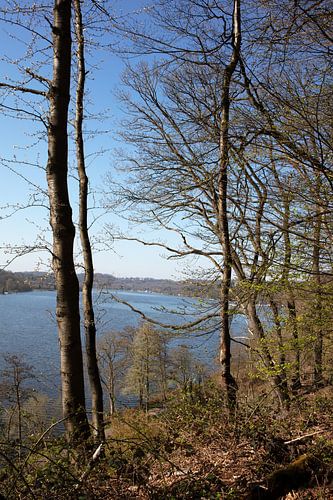 Impressies van het Baldeney-meer in Essen, Duitsland