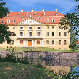 Baroque castle Wachau in summer van Gerold Dudziak