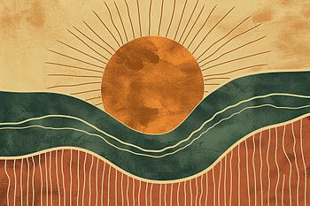 Bauhaus Japandi Abstract