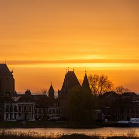Kampen's Bovenkerk in the evening light by Evert Jan Kip